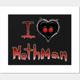 I (heart) Mothman Posters and Art